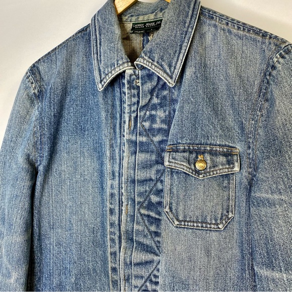 Ralph Lauren long denim utility chore jacket - Picture 2 of 8